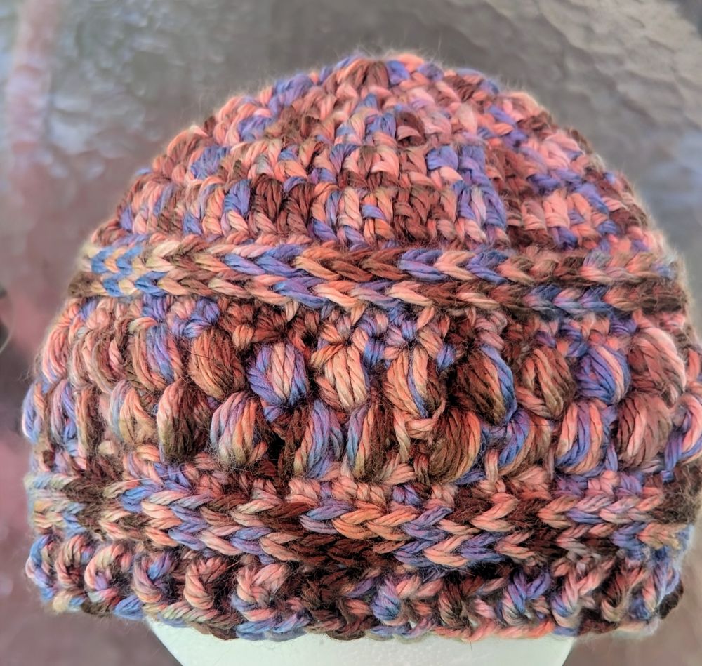 Baby crochet beanie 